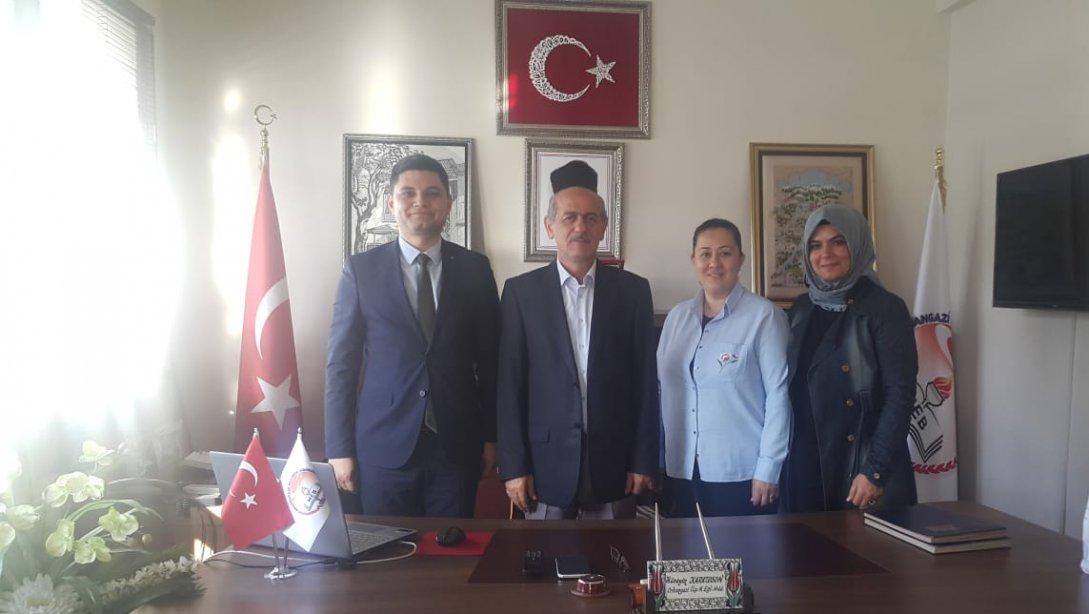 Gazi Osman Paşa Okul Aile Birliği Yeni Yönetiminden Ziyaret