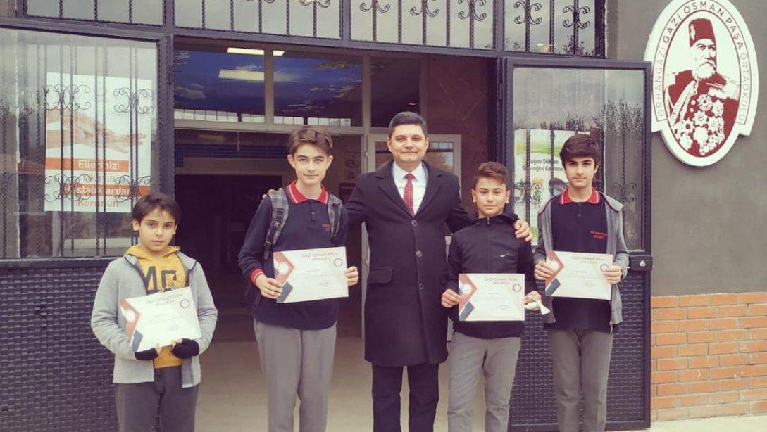 Gazi Osman Paşa Ortaokulu Karatecileri İl Birincisi Oldu