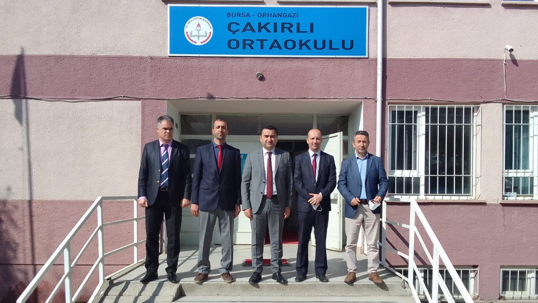 İlçe Milli Eğitim Müdürü Sn. Mustafa SAKARYA Çakırlı Ortaokulu' nu Ziyaret Etti.