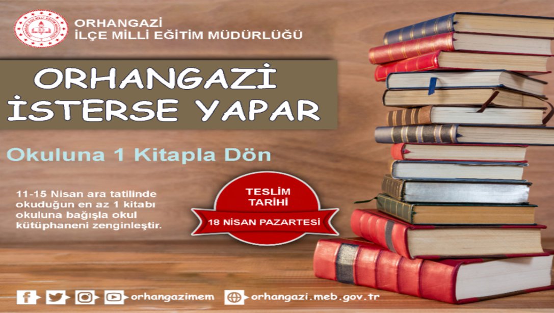 Gazi Osman Paşa Ortaokulu Öğrencilerinden Kitap Toplama Kampanyasına Destek
