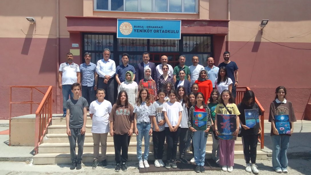 İlçe Milli Eğitim Müdürü Sn. Mustafa SAKARYA Yeniköy Ortaokulu' nda Sergi Açılışı Yaptı.