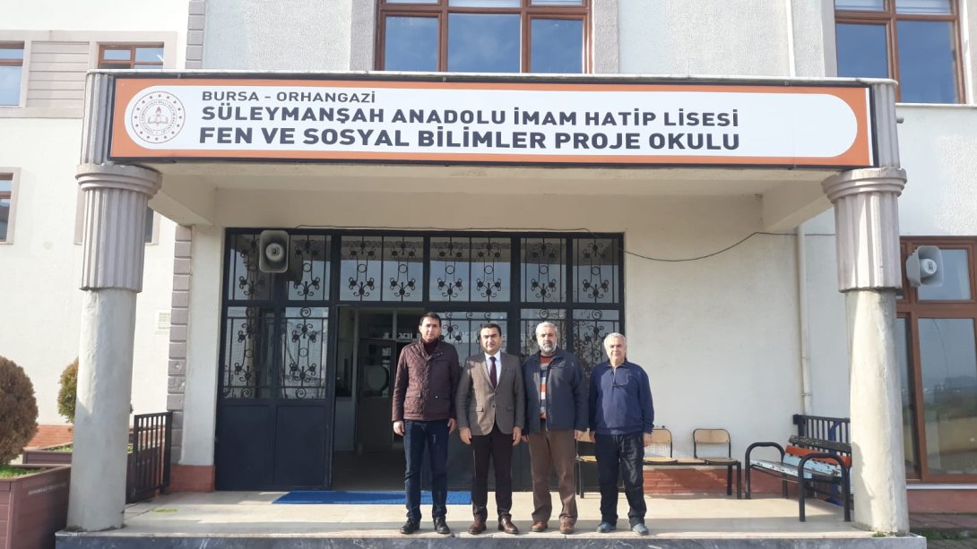 İlçe Milli Eğitim Müdürümüz Sn. Mustafa SAKARYA Süleymanşah Anadolu İmam Hatip Lisesini Ziyaret Etti.