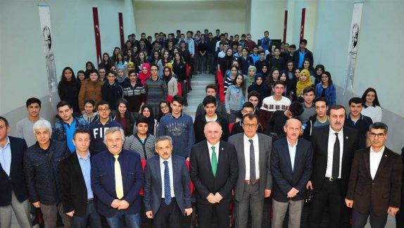 Şehrin Yöneticileri Orhangazi Anadolu Lisesi Öğrencileriyle Buluştu.
