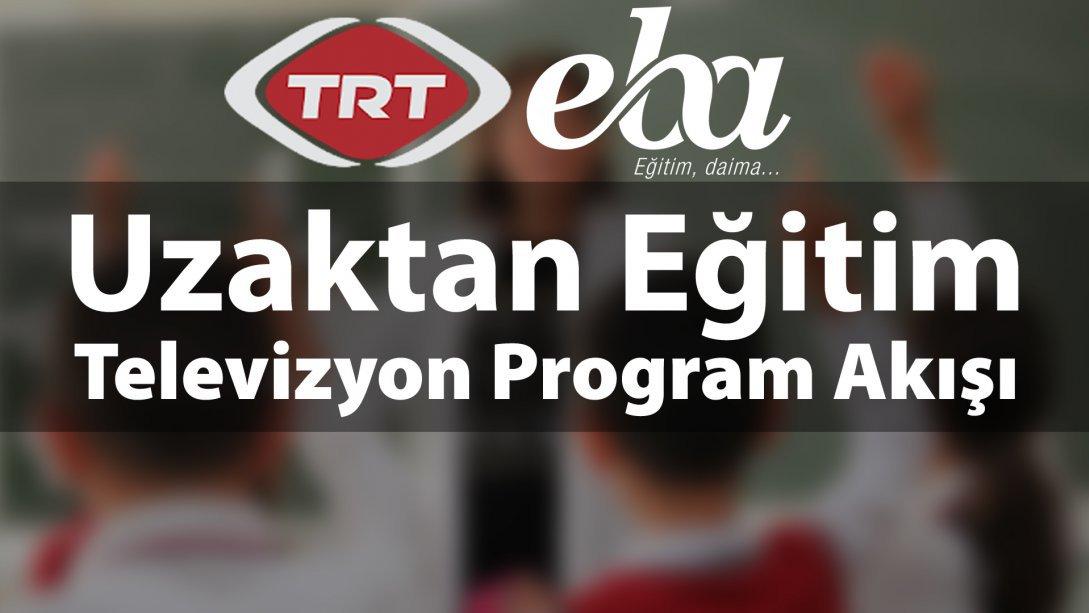 MEB, TRT-EBA TV'nin Yayın Programını Duyurdu