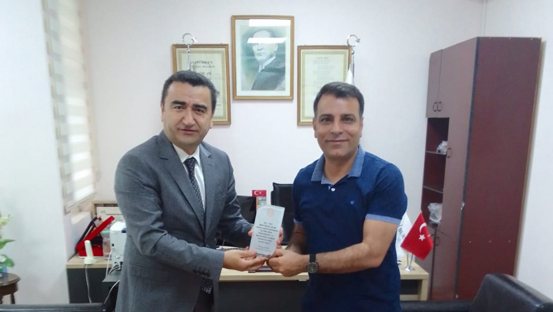 İlçe Milli Eğitim Müdürü Sn. Mustafa SAKARYA Gençlik Hizmetleri ve Spor İlçe Müdürünü Ziyaret Etti.