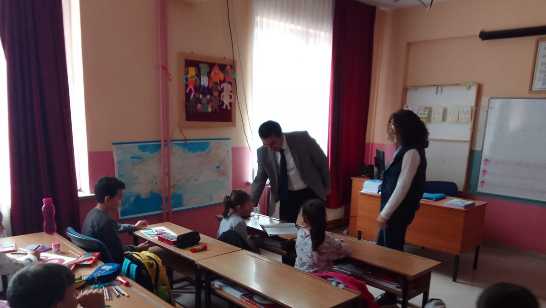 İlçe Milli Eğitim Müdürümüz Sayın Mustafa SAKARYA Ortaköy Orhan Öcalgiray İlkokulu' nu Ziyaret Etti.