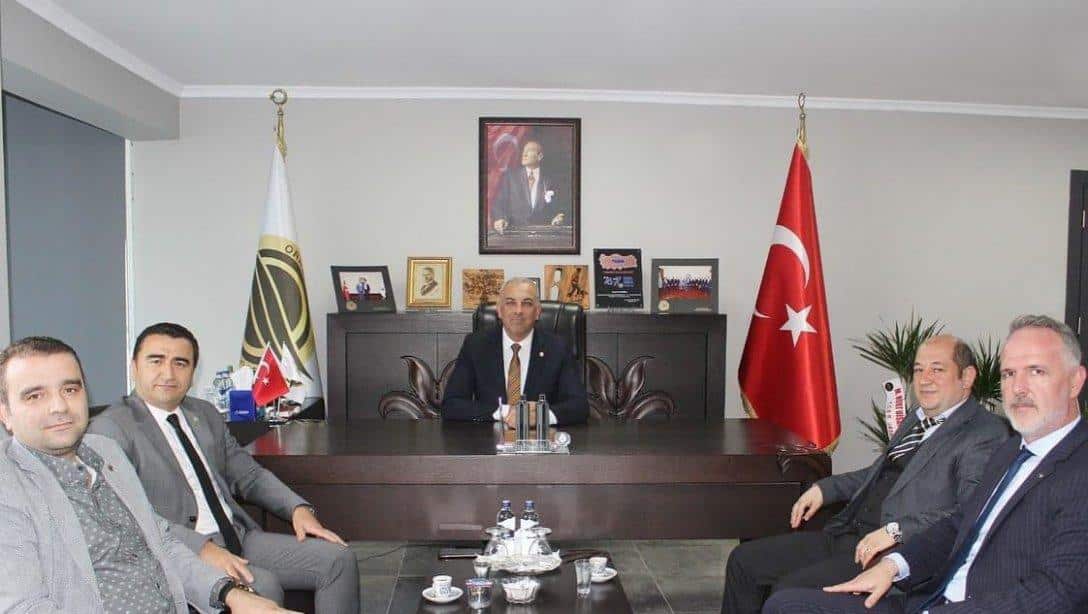 İlçe Milli Eğitim Müdürü Sn. Mustafa SAKARYA Ticaret ve Sanayi Odasını Ziyaret Etti. 