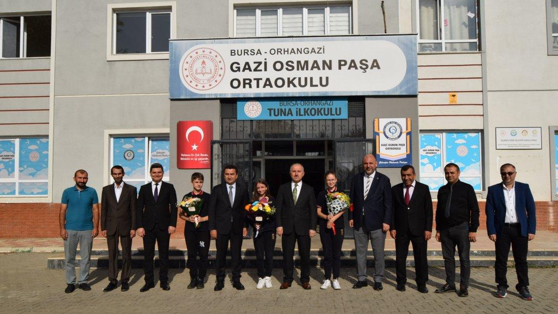 İlçe Kaymakamı Sn. Zafer KARAMEHMETOĞLU Gazi Osman Paşa Ortaokulunu Ziyaret Etti.