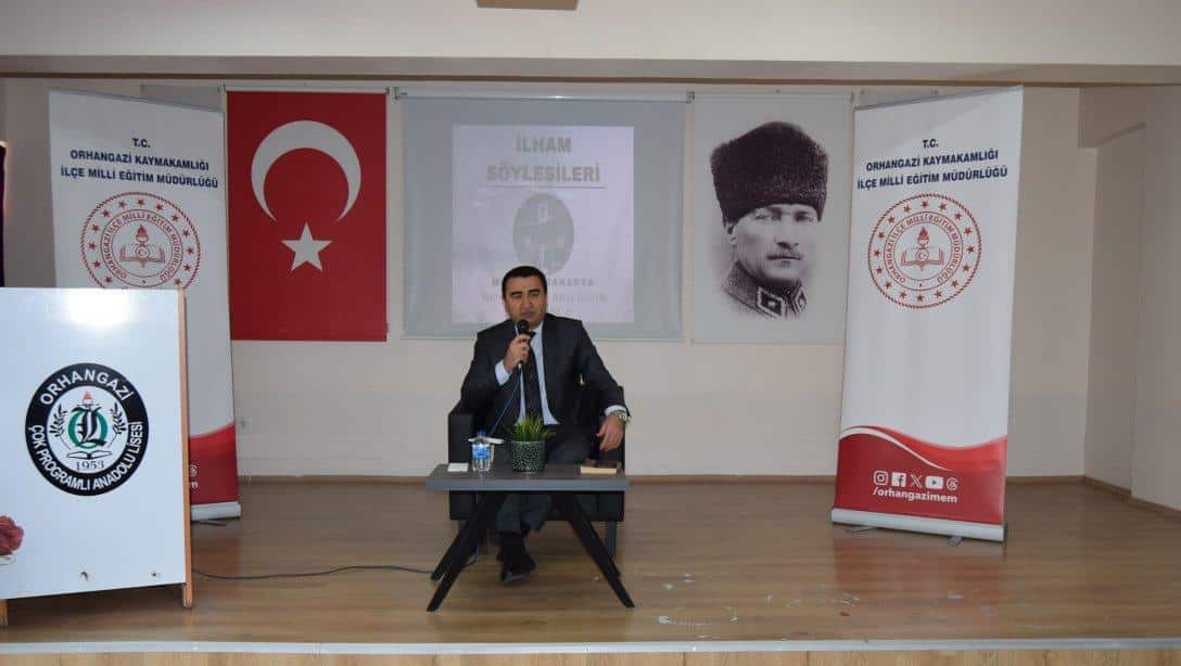İlham Söyleşilerinin Bu Hafta Konuğu İlçe Milli Eğitim Müdürümüz Sayın Mustafa SAKARYA Oldu.