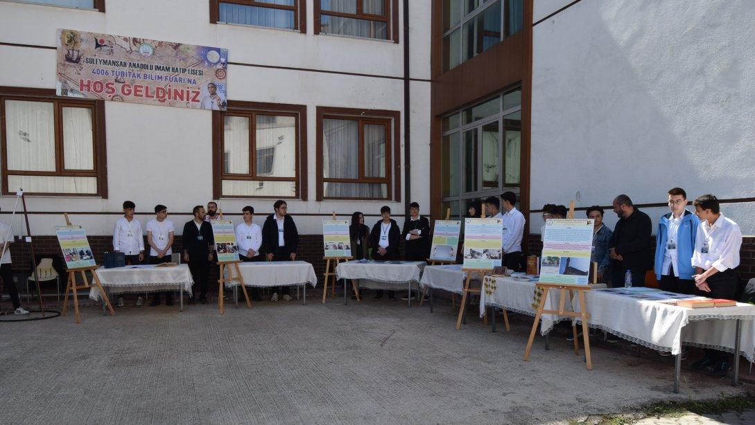 Süleymanşah Anadolu İmam Hatip Lisesi TÜBİTAK 4006 Fuarı Açıldı.