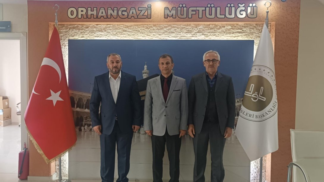 İlçe Milli Eğitim Müdürümüz Sn. Erol Şanlıtürk İlçe Müftülüğünü Ziyaret Etti.