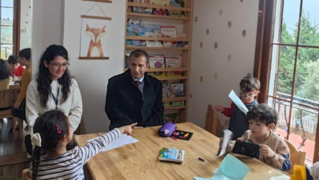 İlçe Milli Eğitim Müdürümüz Sn. Erol Şanlıtürk Muhsin Tetik Orman Anaokulu'na İade-i Ziyaret Gerçekleştrdi.