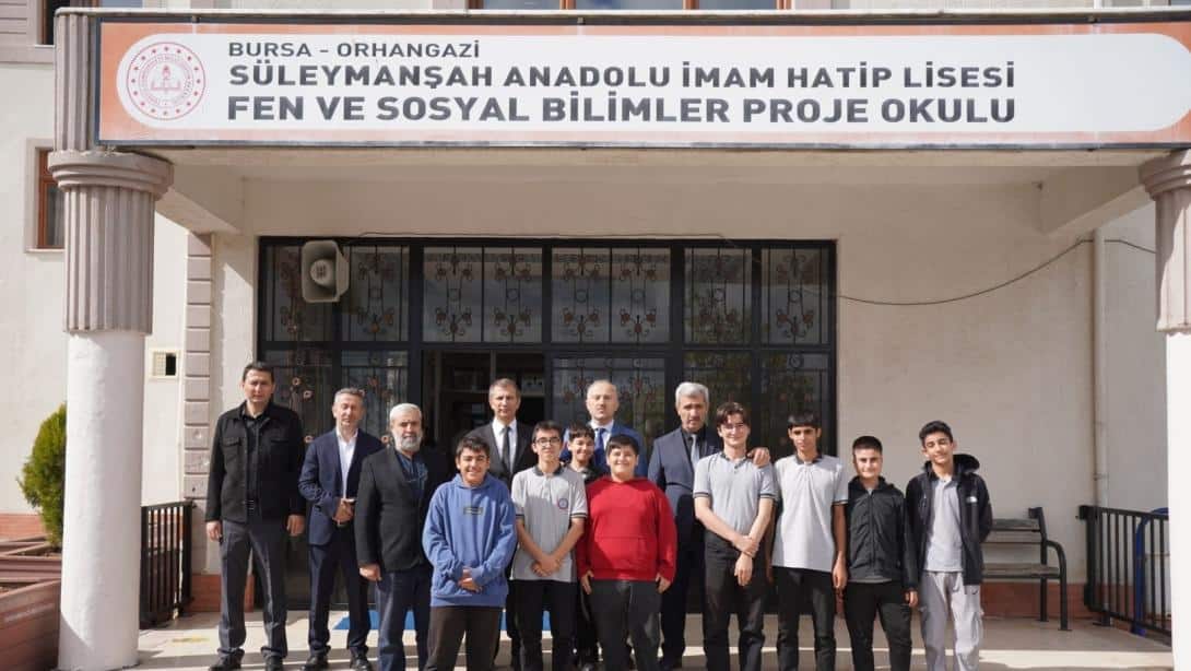 İlçe Kaymakamı Sn. Zafer Karamehmetoğlu'ndan Süleymanşah Anadolu İmam Hatip Lisesi'ne Ziyaret